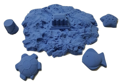 Фантастический песок ДобрБобр 3 кг (синий)
