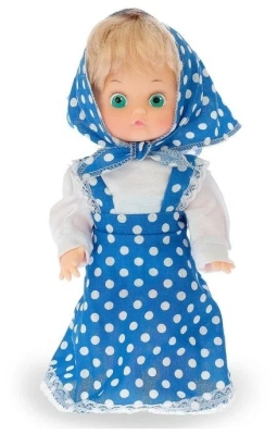 Кукла Сашенька в синем