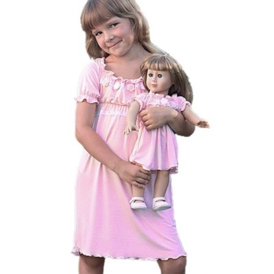 Платье Mia для куклы, с розочкой