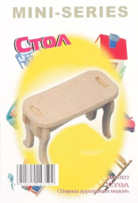 Сборная деревянная модель «Стол» мини