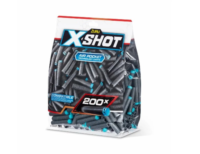 Набор мягких игровых патронов для бластеров X-SHOT, 200 шт., бренд Zuru 