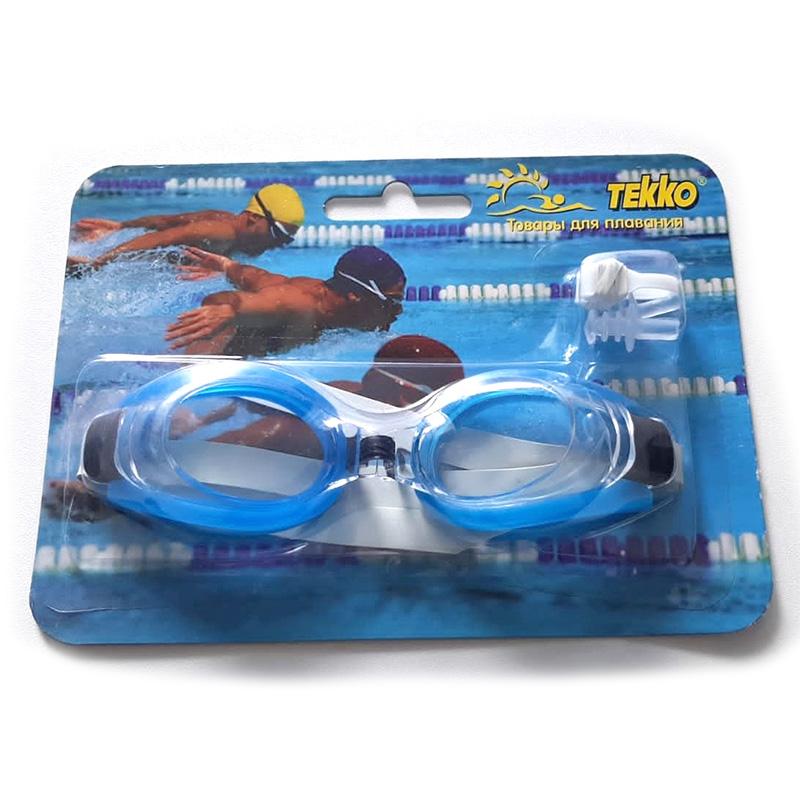 Очки для плавания с зажимом
