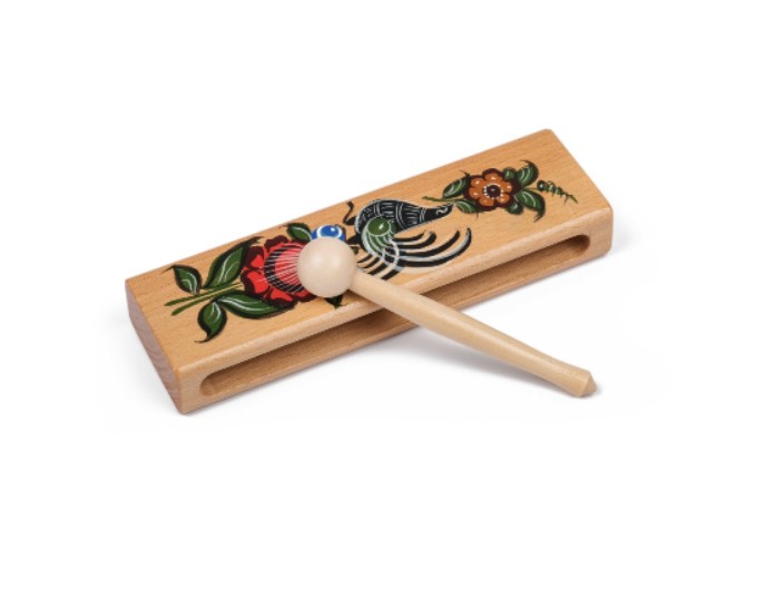 Русский народный шумовой инструмент «Коробочка», ТМ «Мастерская Сереброва»