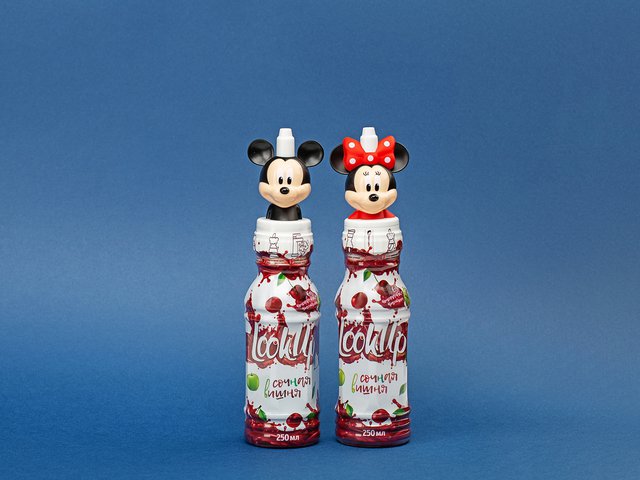 «Паблик Трейд» выпустила соки и нектары с крышками-непроливайками по лицензиям Disney