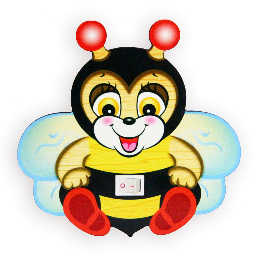 Деревянный ночник «Пчёлка Лёлька»