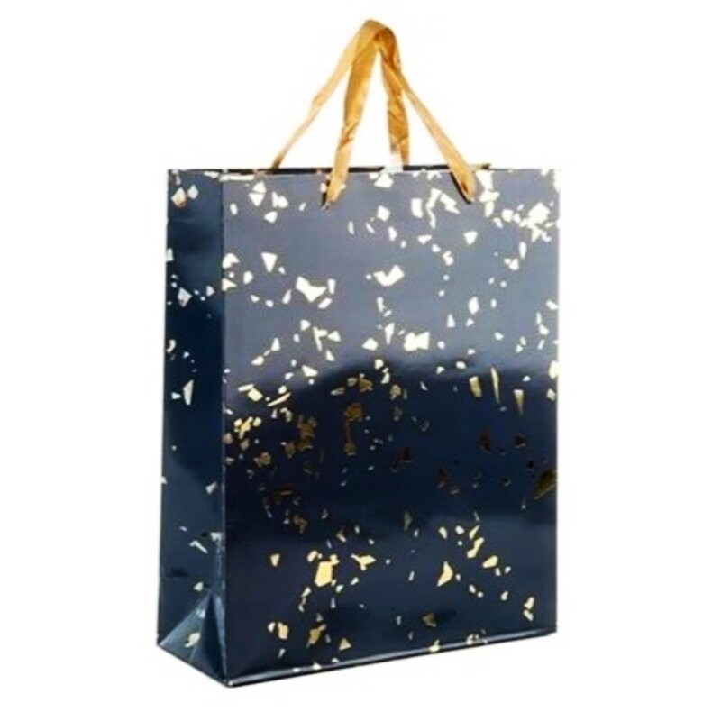 Пакет подарочный ламинированный Veld Co синий