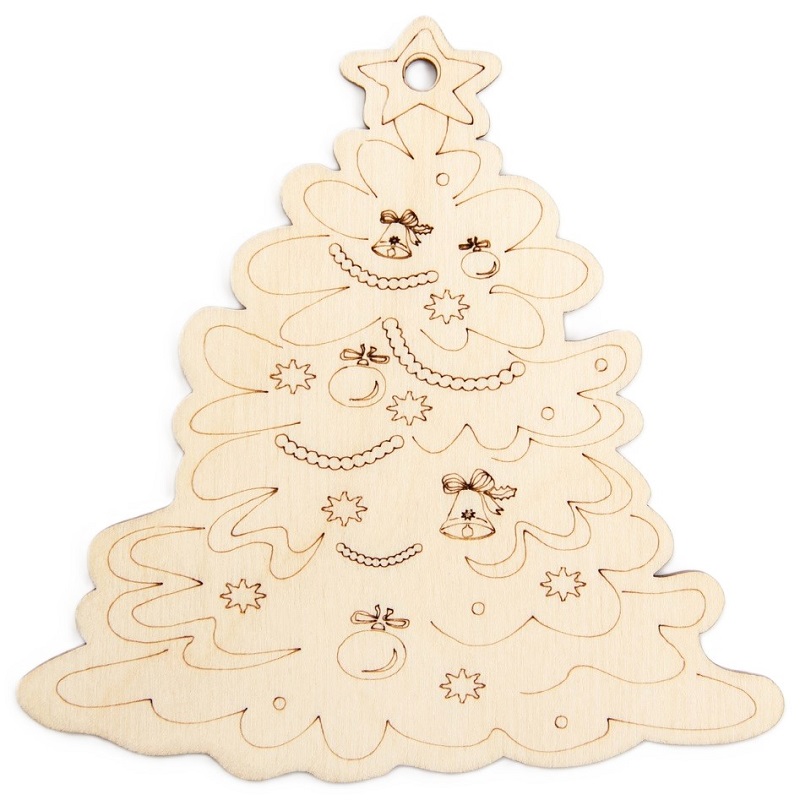 Подвеска новогодняя «Елочка №3», Сибирские игрушки