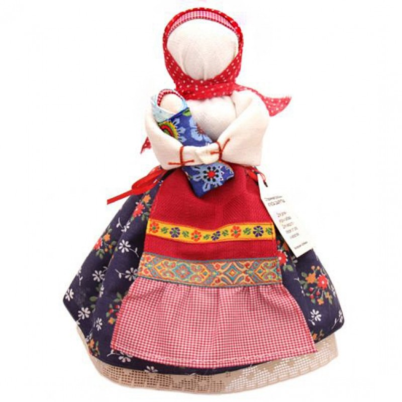 Тряпичная кукла в народном костюме 