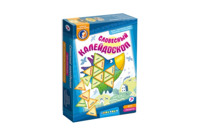 Настольная игра-пасьянс "Словесный калейдоскоп", ТМ "Ребус"