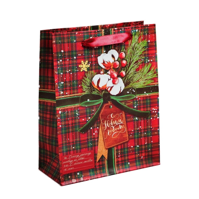 Пакет ламинированный «Теплые пожелания», MS