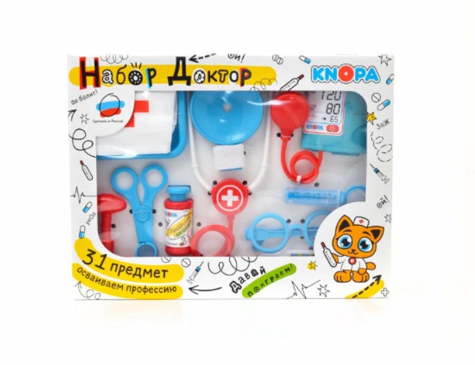 Игровой набор «Доктор», 31 предмет, бренд Knopa