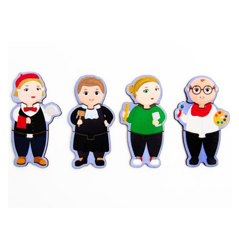 Сложи картинку мини «Профессии № 4», Сибирские игрушки