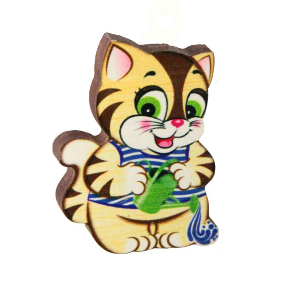 Деревянный магнит «Водолей»