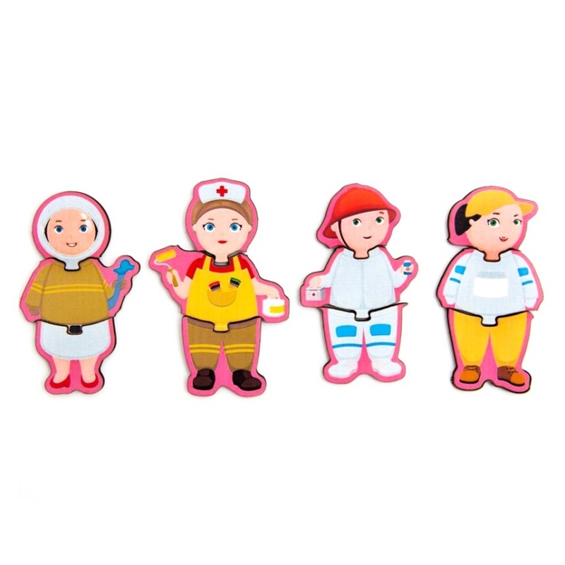 Сложи картинку мини «Профессии № 7», Сибирские игрушки