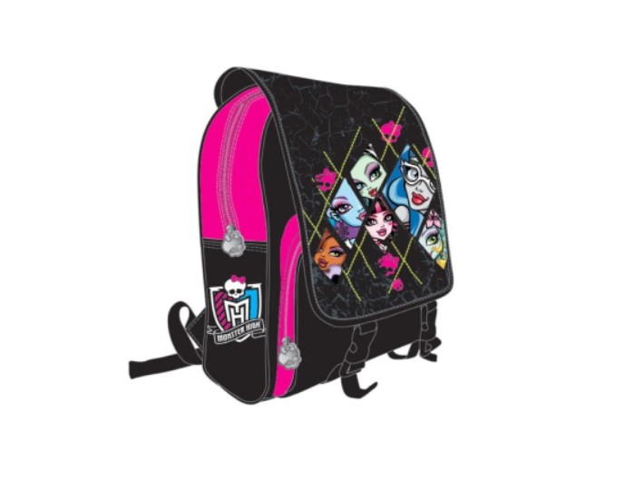 Рюкзак детский для досуга, лак, бренд Monster High Lattice 