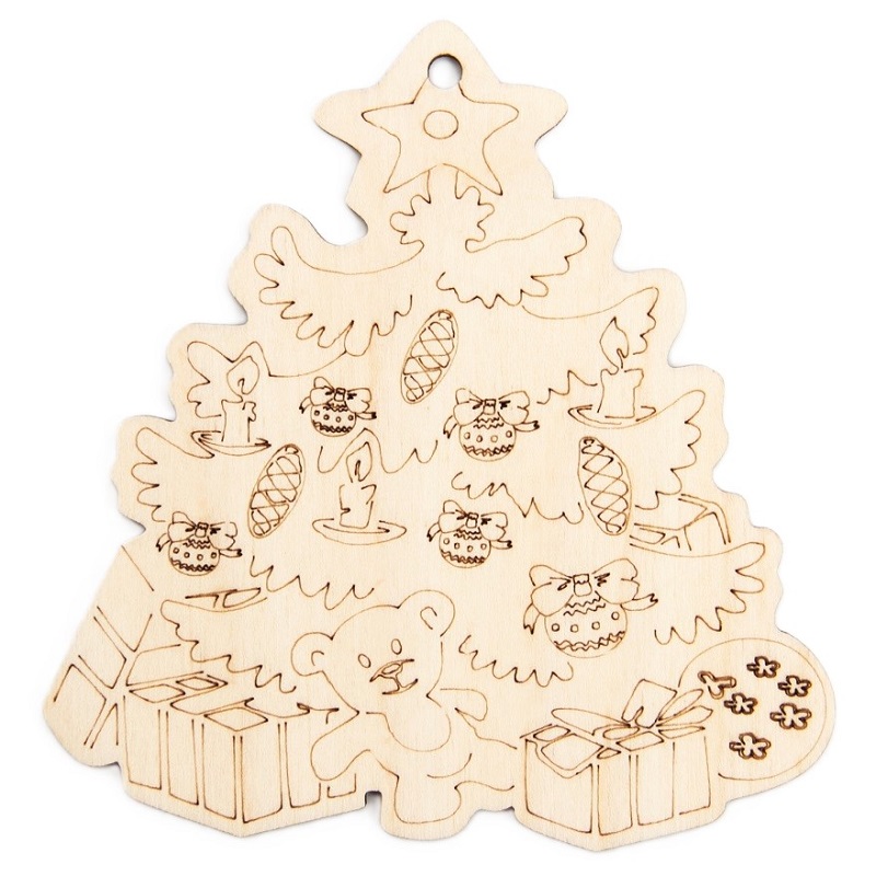 Подвеска новогодняя «Елочка №1», Сибирские игрушки