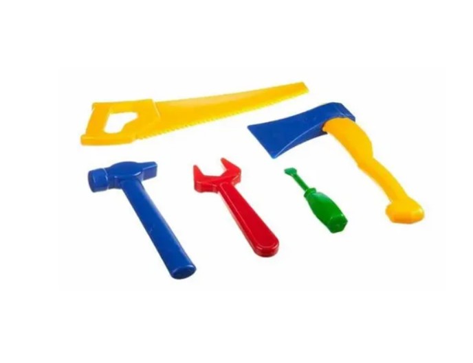 Игровой набор инструментов пластиковый «МастерОК», 5 предметов, серия «ТеремОк», ТМ «Класата»