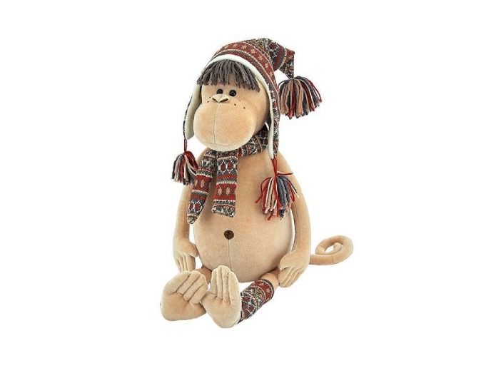 Мягкая игрушка "Обезьяна Ирма", бренд Orange Toys