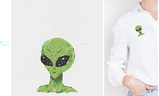 Набор для вышивания "Инопланетянин" от TM PANNA