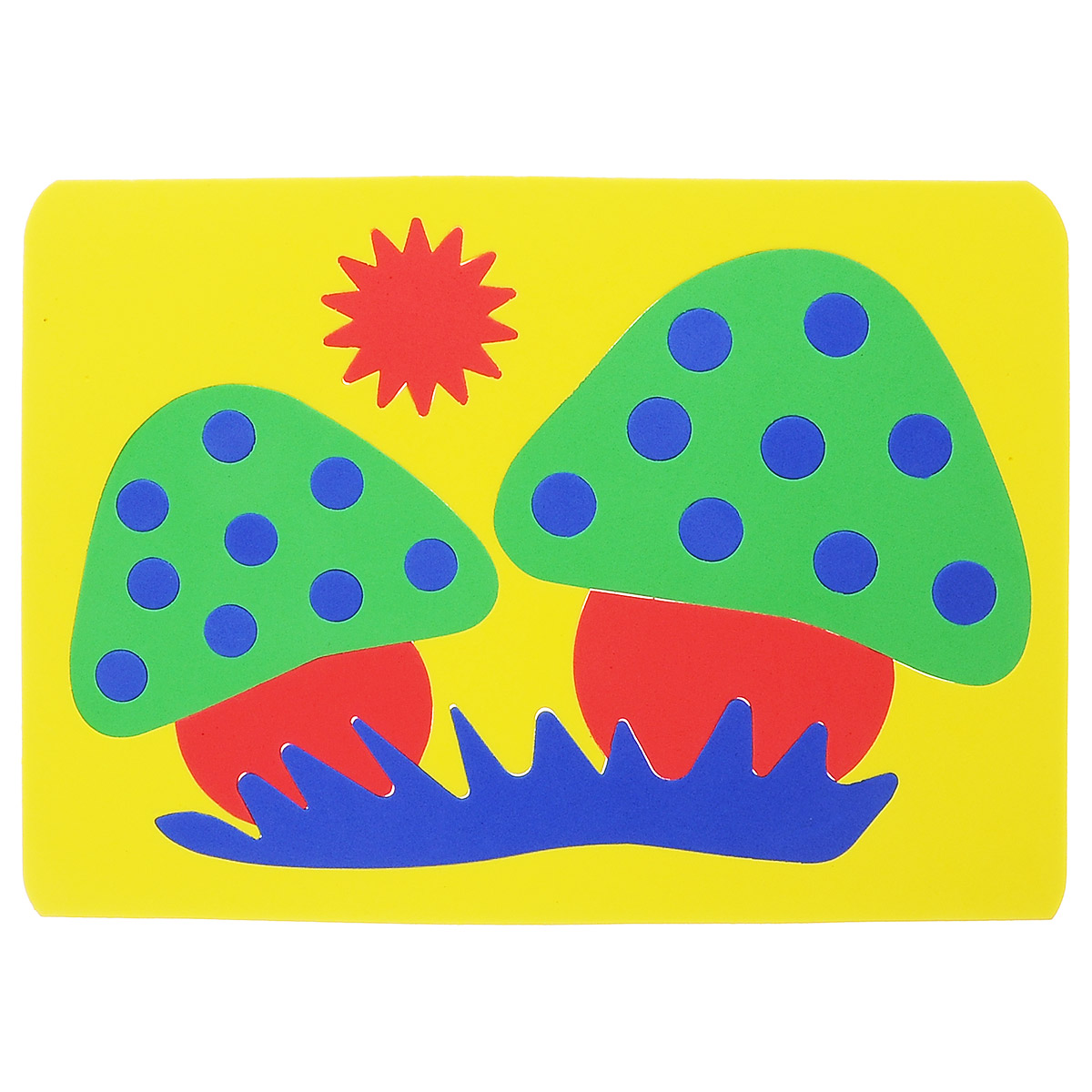 Мягкие пазлы для самых маленьких «Грибочки»