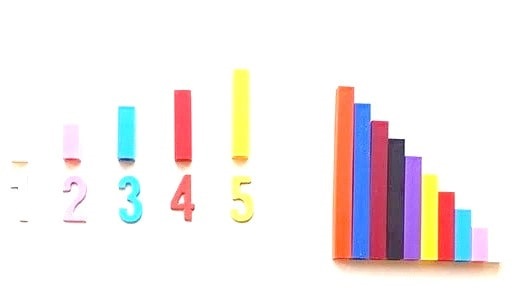Состав чисел с палочками