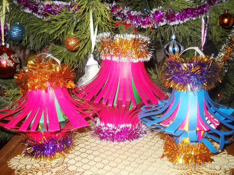 Игрушки фонарик на ёлку из фоамирана своими руками, быстро и просто | мк | DIY | Mariya | Christmas