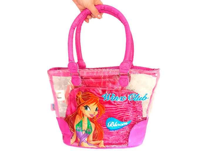 Прозрачная пляжная сумка Winx Club