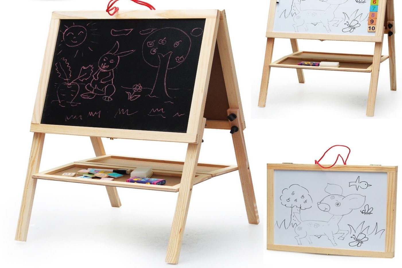 стол детский с доской для рисования
