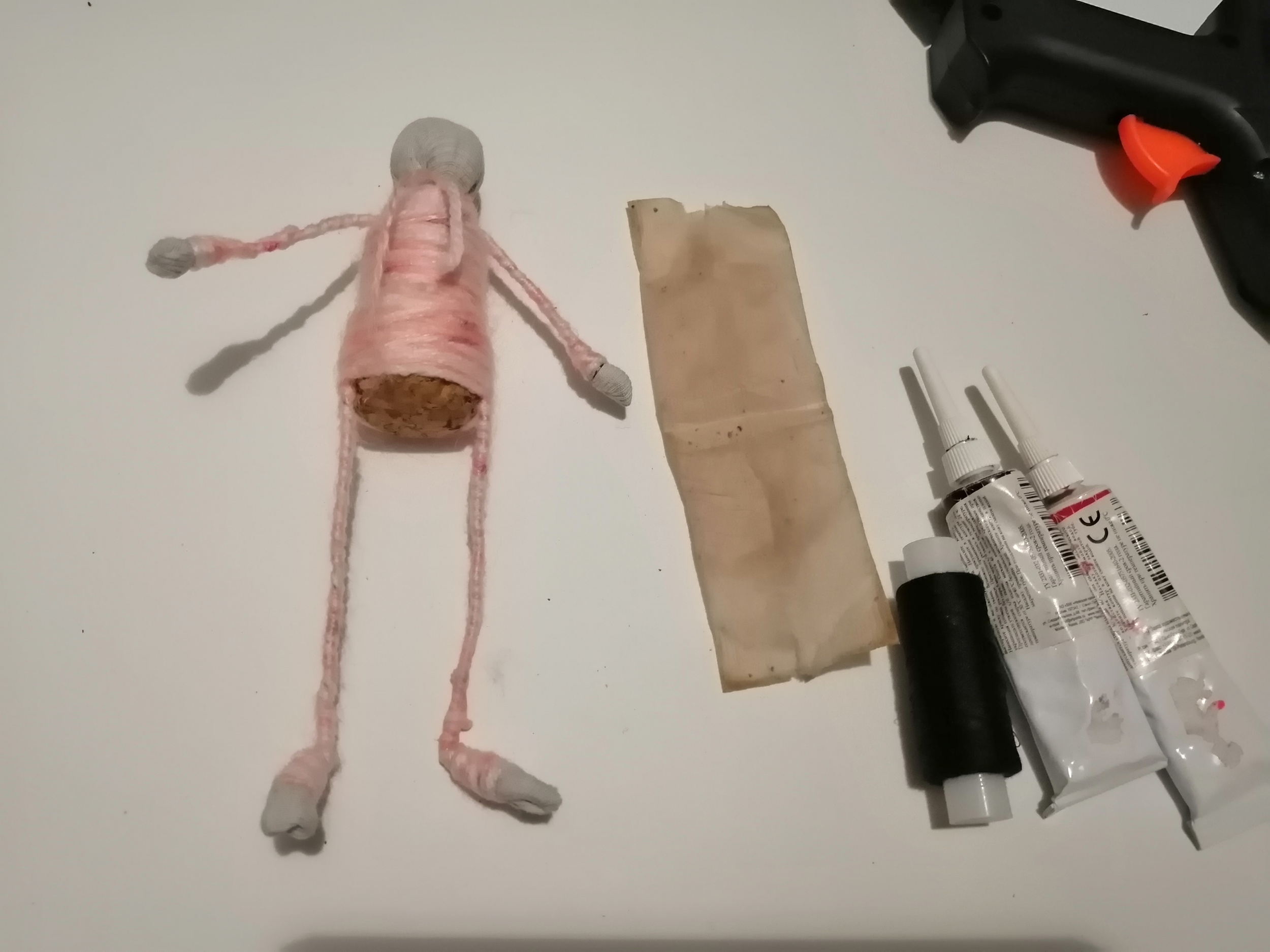 Изготовление куклы-зайки - этап 10