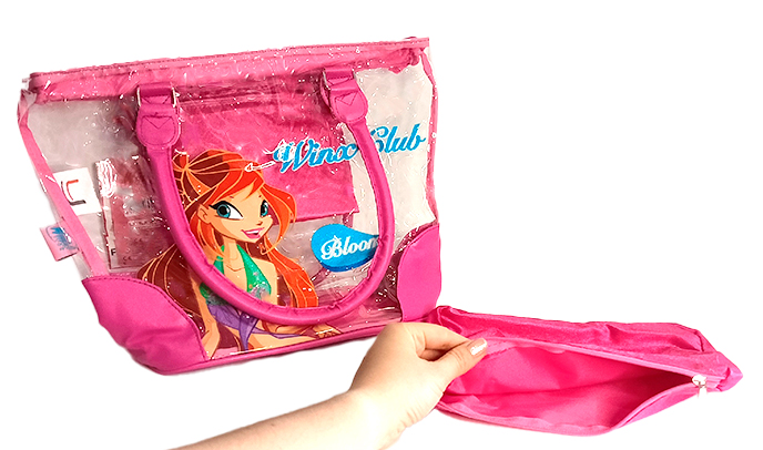 Прозрачная пляжная сумка Winx Club