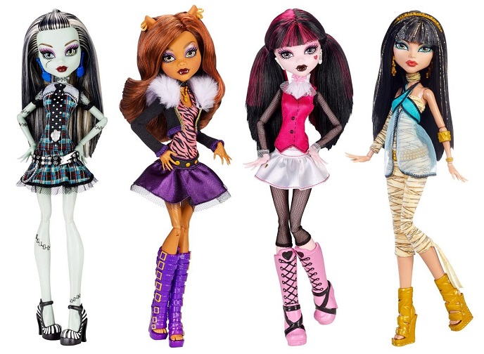 Куклы персонажи Monster High