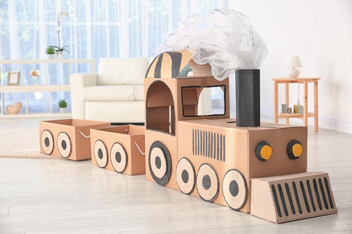 Большой картонный конструктор