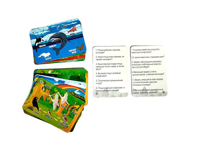 Настольная игра «Картинка-вопрос. Животные», как играть