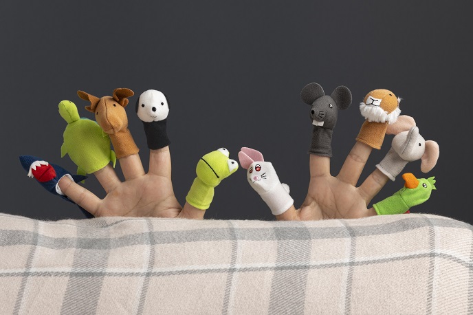 Как сделать пальчиковый театр игрушки на пальцы для детей своими руками из бумаги