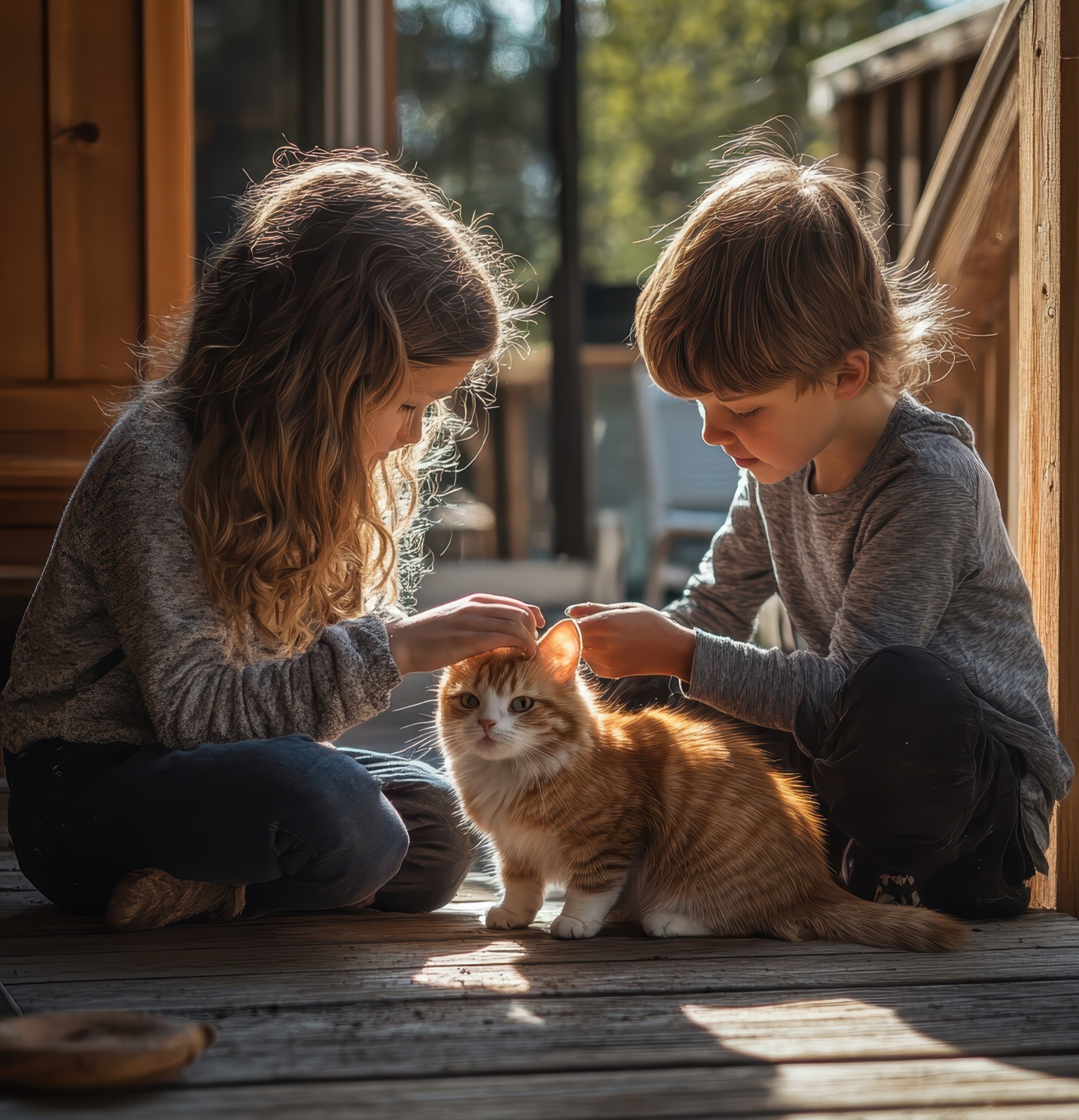 6 siblings-taking-turns-grooming-their-cat-sunny-porch.jpg 6 siblings-taking-turns-grooming-their-cat-sunny-porch.jpg