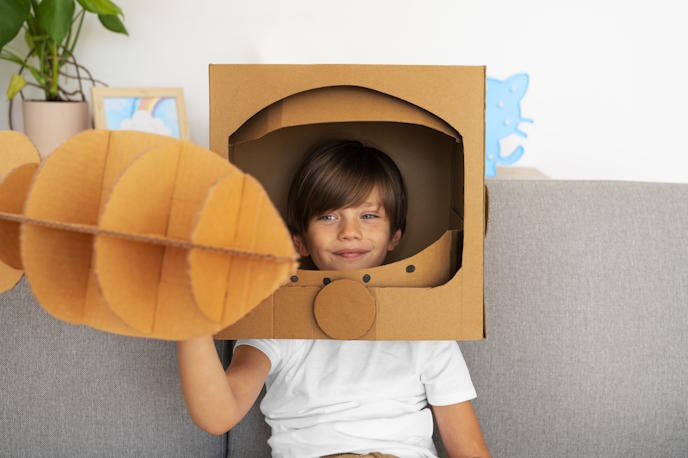 Простой конструктор из картона Простой конструктор из картона