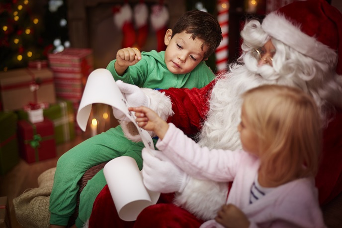 Дети с Дедом Морозом
