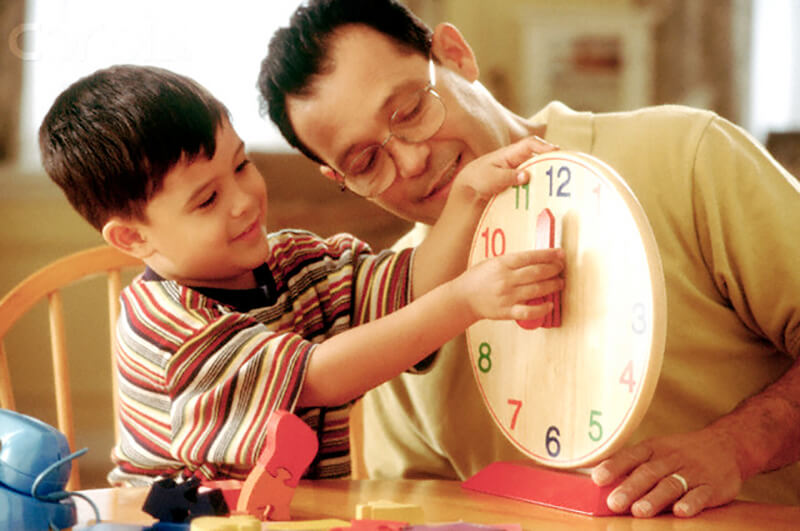 Как ребенку определить время по часам