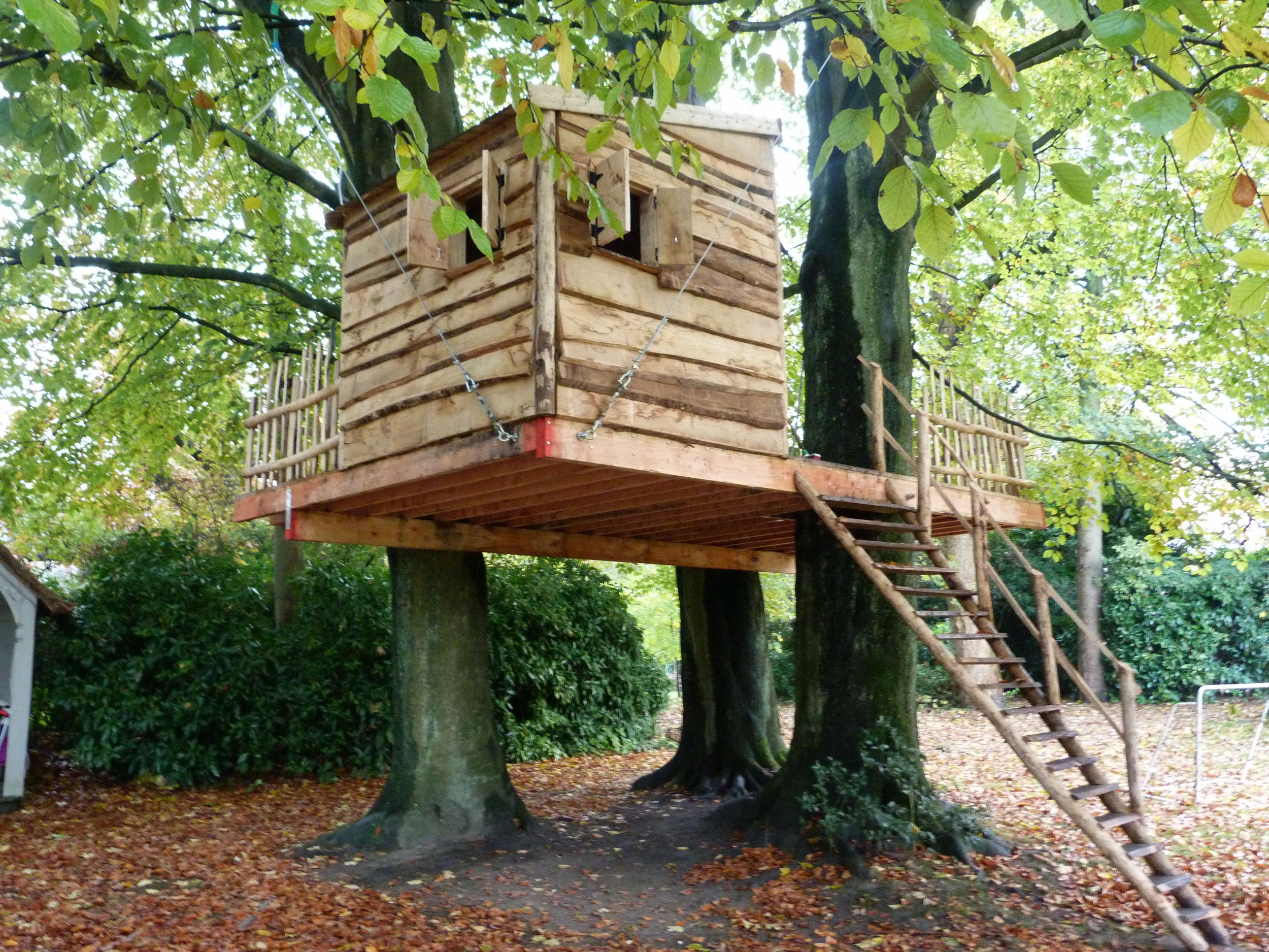 домик на дереве для детей фото