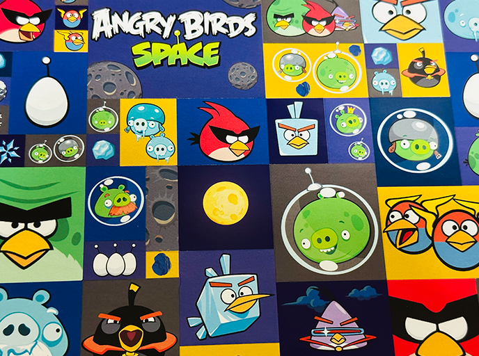 Раскраска со стикерами Angry Birds. Space «На страже галактики»