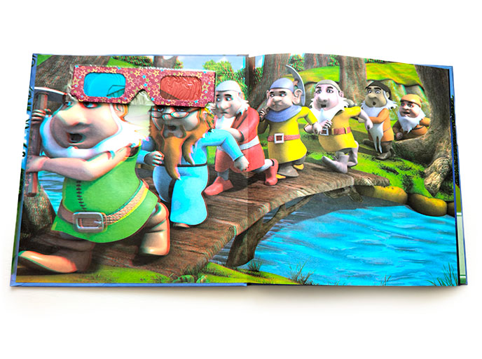 Книга «Принцессы» с 3D очками Книга «Принцессы» с 3D очками