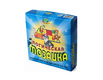 Развивающая игра "Логическая мозаика", компания "Корвет" Развивающая игра "Логическая мозаика", компания "Корвет"