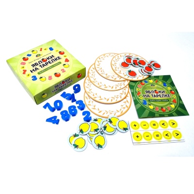 Учебно-игровое пособие «Яблоки на тарелке», Корвет