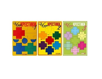 Развивающая игра "Чудо-Крестики 1,2,3", методика В. Воскобовича