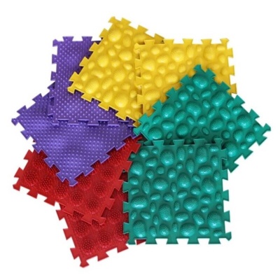 Массажные (ортопедические) модульные коврики Микс «Саванна», ОртоПазл