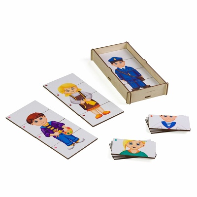 Сложи картинку «Профессии №3», Сибирские игрушки