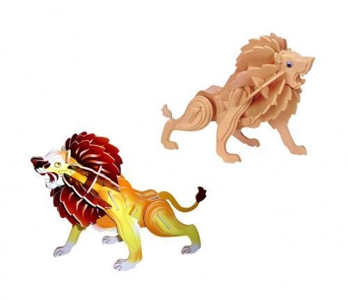 Сборная деревянная модель «Лев»