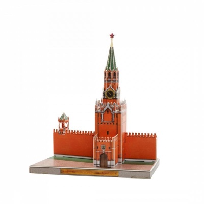 Сборная модель из картона «Спасская Башня Московского Кремля», УмБум