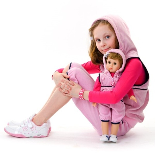 Спортивный жилет Mia с капюшоном, розовый велюр