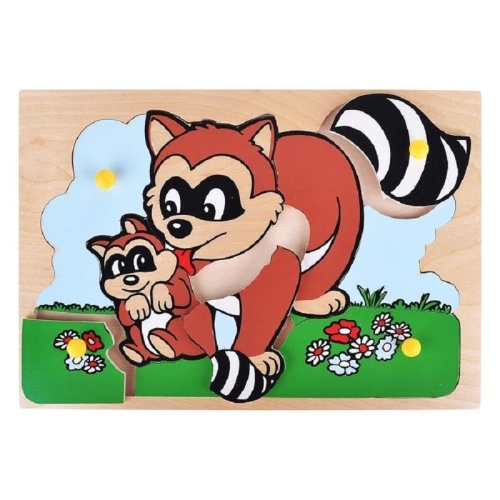 Рамка-вкладыш «Еноты», ЛЭМ